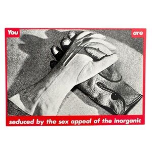Barbara Kruger: 'You are seduced by the sex appeal of the inorganic' Photograph